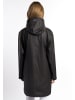 Schmuddelwedda Oversized Regenmantel in Schwarz