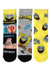 SpongeBob 3er Pack Spongebob Schwammkopf Socken Friends Söckchen Strümpfe in Mehrfarbig