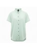 Jack Wolfskin Bluse Nata River Shirt Damen Bluse kurzarm T-Shirt in Grün