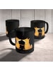 Mr. & Mrs. Panda Kaffeetasse Füchse Liebe ohne Spruch in Schwarz