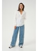 Kaffe Langarm-Bluse KAsanni Regular fit in Chalk