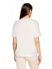 CARTOON Baumwollshirt mit Rundhalsausschnitt in Patch Cream/Nature