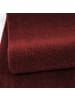 KADIMA DESIGN Teppich Kurzflor Uni Polypropylen Wohnzimmer in Rot