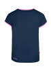 Trollkids T-Shirt "Kroksand" in Marineblau/Magenta