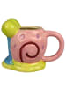 SpongeBob Spongebob Schwammkopf 3D Tasse Gary Kaffeetasse Becher 270 ml in Mehrfarbig