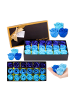 Wisam® Ewige Duftrosen Box Blau 18 Rosen Geschenk Deko