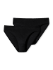 Schiesser Tai Slip Modal Essentials in Schwarz