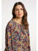 Usha Damen Maxikleid Mit Blumenprint in Grün Mehrfarbig