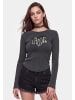 myMo ROCKS Women Longsleeve in Grey Stone Wash