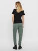 Vero Moda 2er Pack Basic T-Shirt VMPAULA in Schwarz-Khaki