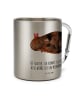 Mr. & Mrs. Panda Teetasse Einhorn Meerschweinchen mit Spruch in Silber