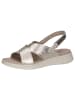 Caprice Sandale in LT.GOLD METAL.