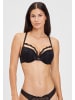 PETITE FLEUR GOLD Push-up-BH in schwarz