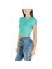 CALVIN KLEIN JEANS Türkis Baumwolle T-Shirt