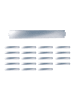 relaxdays 20 x Rasenkante in Silber - (B)100 x (H)15 cm