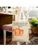 Mr. & Mrs. Panda shopping bag Sternzeichen Krebs Design mit Spruch in Weiß