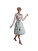tectake Frauenkostüm Midi-Dirndl Oberammergau Modell 2 in silber/grün