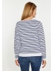 usha BLUE LABEL Damen Cardigan in WEISS MARINE