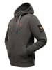 STONE HARBOUR Kapuzensweatjacke Billy Joy in Dark Grey Melange