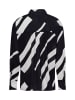 OPUS Hemdbluse Fenlo Stripe in schwarz weiß