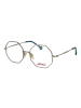 Hally & Son Frauen Gestelle mit Sonnenbrillen-Clips Geometrisch Silber