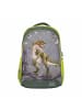 Depesche Schulrucksack Dino World 44 x  33 cm grau-grün in grau-grün