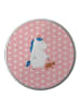 Mr. & Mrs. Panda Blechdose rund Einhorn Teddy ohne Spruch in Rot Pastell
