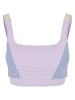 Urban Classics Urban Classics Damen Ladies Color Block Bra in lilac/violablue/softseagrass