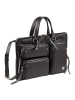DuDu Pocket Aktentasche Leder 36 cm Laptopfach nero