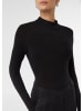 comma T-Shirt langarm in Schwarz