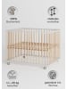 Sämann Sämann Laufgitter mit Matratze SleepPlus, Lattenrost Sprossen weiß/natur Premium