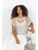 soyaconcept Kurzarmpullover für Damen in beige