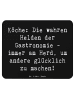 Mr. & Mrs. Panda Mousepad Spruch Koch Helden mit Spruch in Schwarz