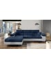 MF Design Amanda Recamiere Links in Navyblau -  (L) 203 x (B) 289 x (H) 85 cm