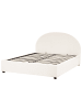 Beliani Doppelbett VAUCLUSE in Weiß - (W) 174 x (H) 112 x (L) 214 cm