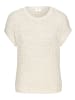 s.Oliver Kurzarmpullover in creme