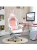 Vinsetto Gaming-Stuhl-65L x 63B x 136-142H cm-Rosa