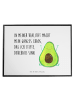 Mr. & Mrs. Panda schreibtischunterlage Avocado Glücklich mit Spruch in Weiß