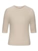 LASCANA Kurzarmpullover in sand