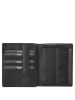 VLD VOi Leather Design Soft Freddy Geldbörse Leder 9 cm schwarz