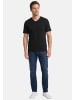 Redmond T-Shirt Basic in Schwarz