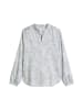 Marc O'Polo Bedruckte Bluse loose in Light Blue