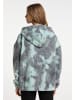 myMo ROCKS Kapuzensweatjacke in Grau Blau