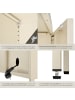 tectake Sideboard, Kippschutz, höhenverstellbare Füße, 120 x 37,5 x 55,5 cm