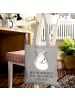 Mr. & Mrs. Panda Schultasche Chinchilla Blume mit Spruch in Light Grey