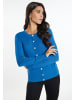 faina Damen Strick Cardigan in Blau