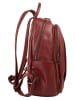 Samantha Look Rucksack echt Leder in rot
