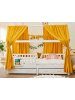 ALAVYA HOME Hausbett Komplett Set mit Musselin DEKO Senfgelb