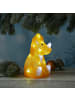 HOLLYHOPPER LED Dinosaurier Acryl Tierfigur für Kinderzimmer oder Garten H: 21cm in gelb