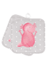 Mr. & Mrs. Panda Topflappen Axolotl Hurra ohne Spruch in Grau Pastell